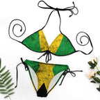 NenntBriy - Bikini Jamaica Flag - Customized with photo&text