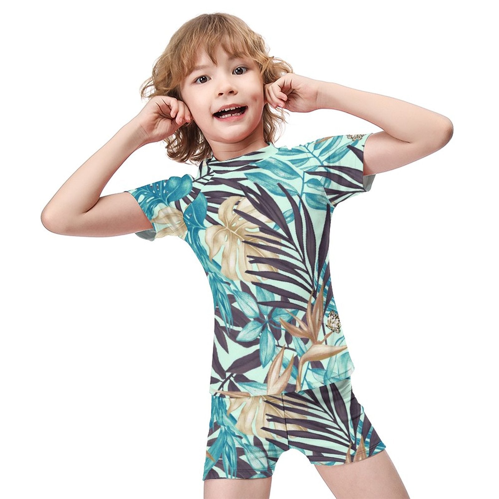 NenntBriy - Boy's Swimsuit Plant  - Customized with photo&text