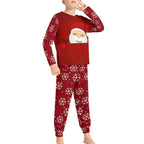 NenntBriy - Children's Pajama Suit Christmas Snow  - Customized with photo&text