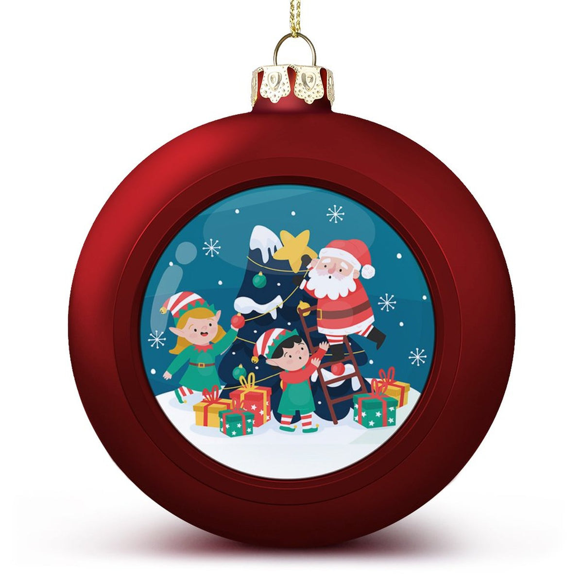 NenntBriy - Christmas Balls 118 (Big)  - Customized with photo&text