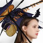 NenntBriy - 3 Fold Auto Umbrella Pumpkin Ghost Trick Or Treat - Customized with photo&text