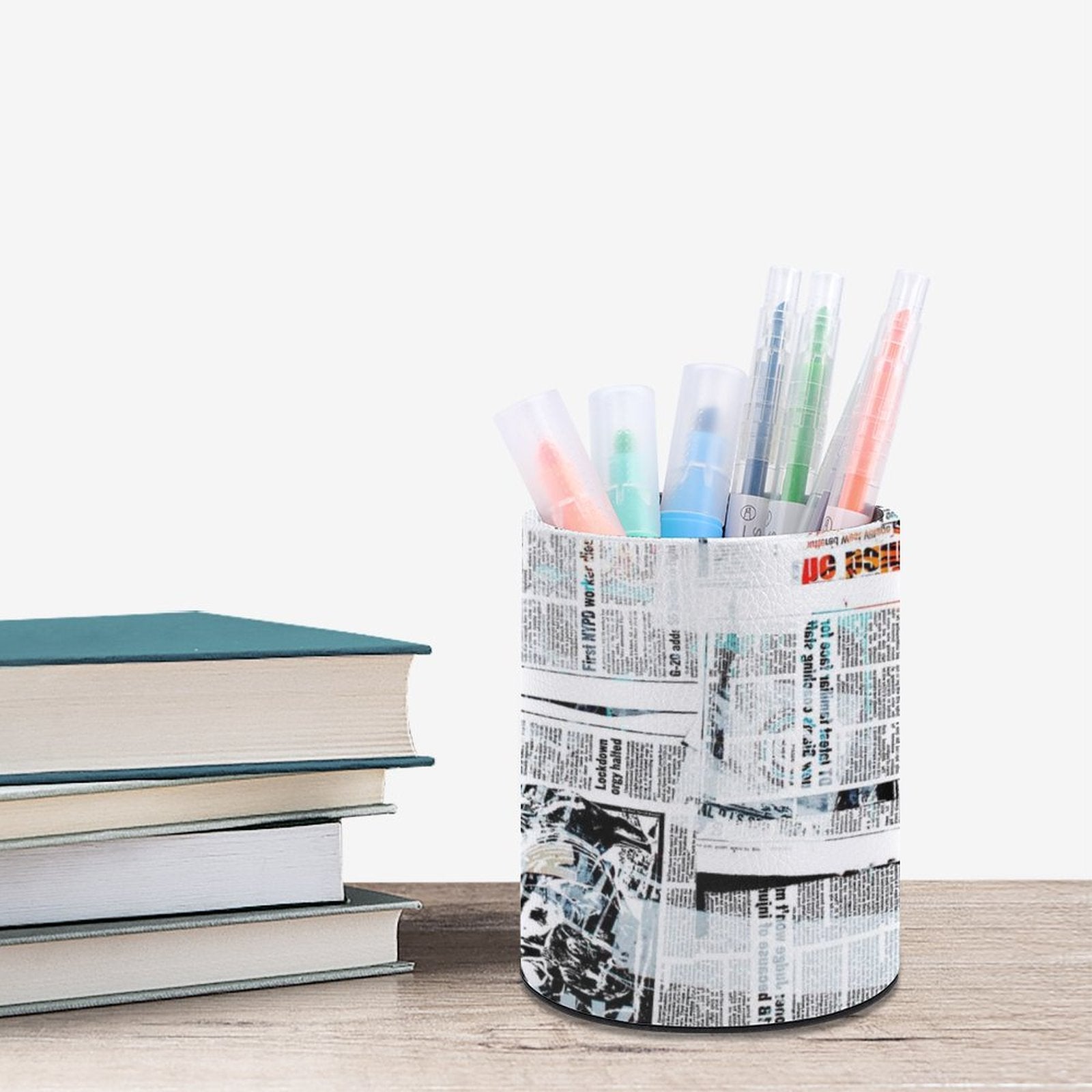 NenntBriy - Pen Holder Newspaper  - Customized with photo&text