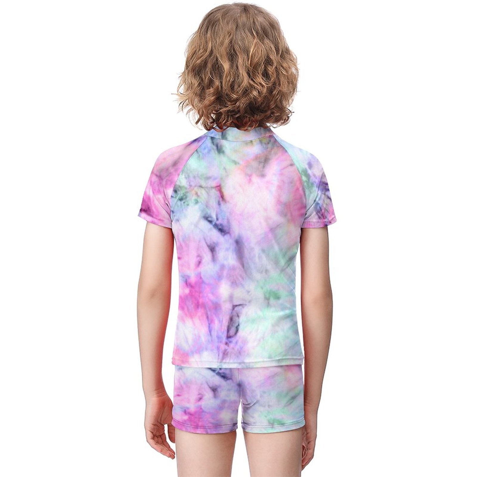 NenntBriy - Boy's Swimsuit Watercolour  - Customized with photo&text