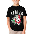NenntBriy - Children's T-shirt Italia Soccer  - Customized with photo&text