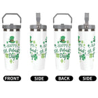 NenntBriy - Large Capacity Car Cup Happy St. Patrick’s Day - Customized with photo&text