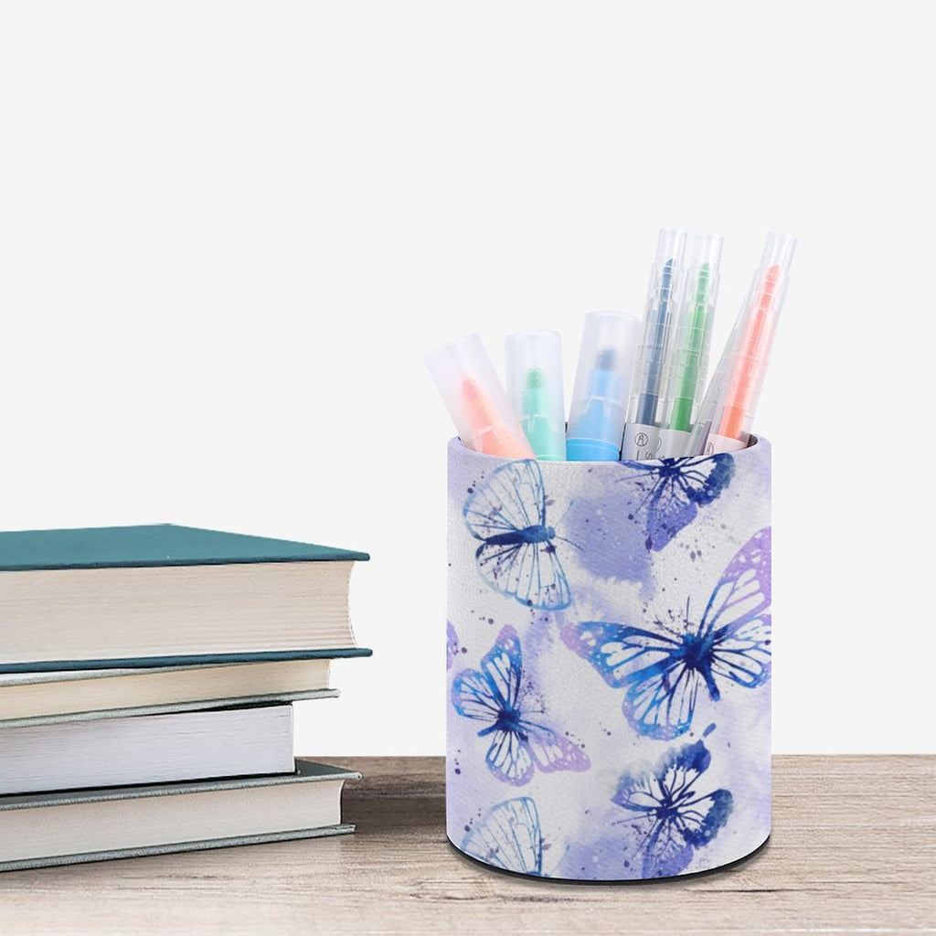 NenntBriy - Pen Holder Butterfly Watercolor  - Customized with photo&text
