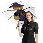 NenntBriy - 3 Fold Auto Umbrella Pumpkin Ghost Trick Or Treat - Customized with photo&text