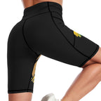NenntBriy - Knee-Length Yoga Shorts Jamaica Women - Customized with photo&text