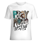 NenntBriy - Full Print T-shirt Pray More - Customized with photo&text