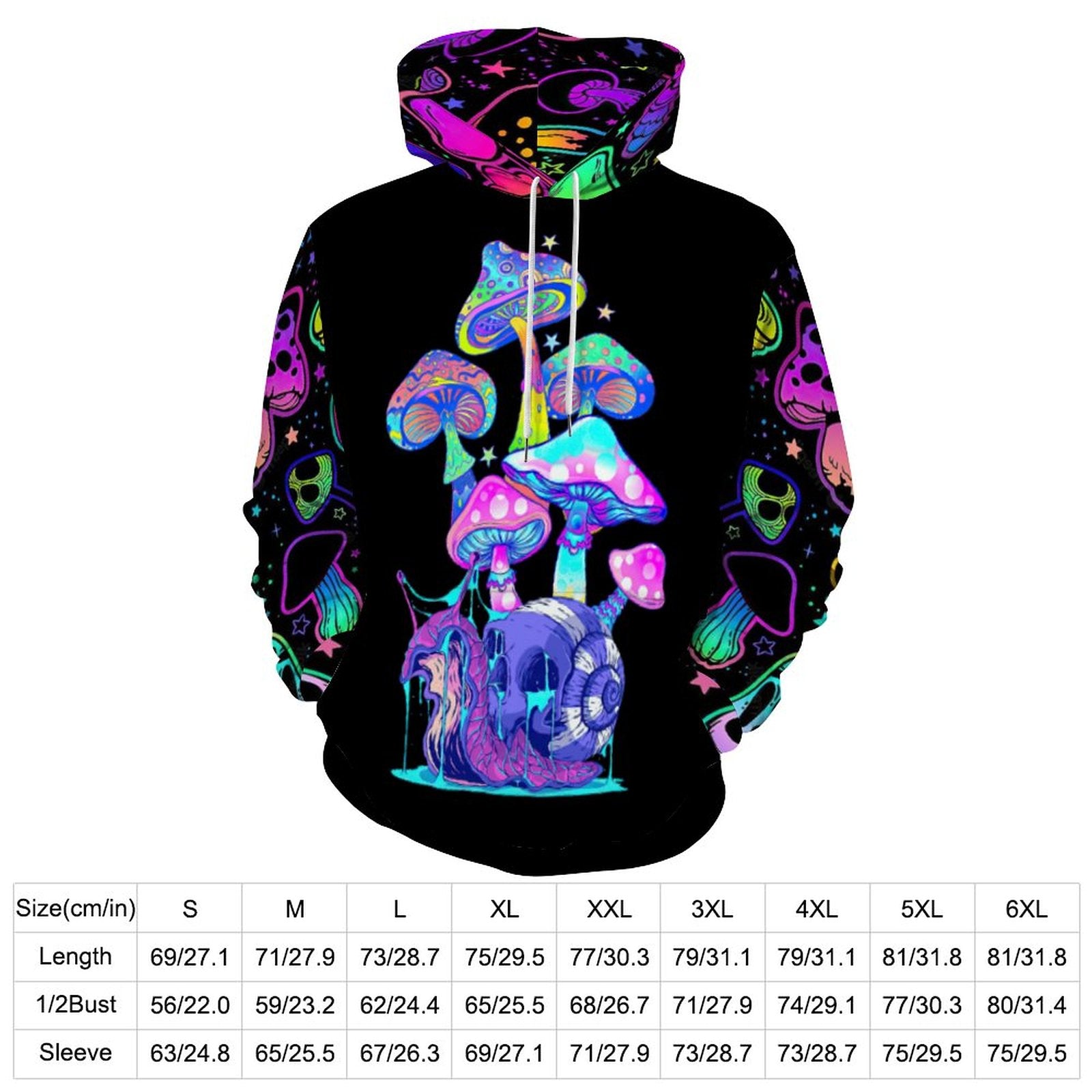 NenntBriy - Double Hat Sweater Colorful Mushroom - Customized with photo&text