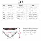 NenntBriy - Women's Lace Underwear Food Doughnut Pattern - Customized with photo&text