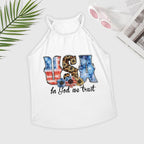 NenntBriy - Round Neck Vest The American Flag - Customized with photo&text