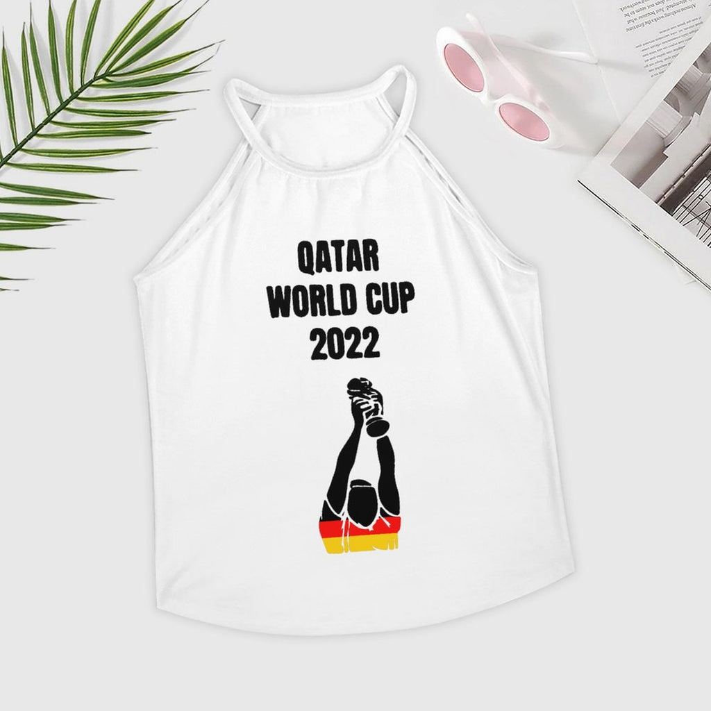NenntBriy - Round Neck Vest QATAR WORLD CUP 2022 G - Customized with photo&text