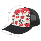 NenntBriy - Baseball Cap Hey, Strawberry, Cherry  - Customized with photo&text
