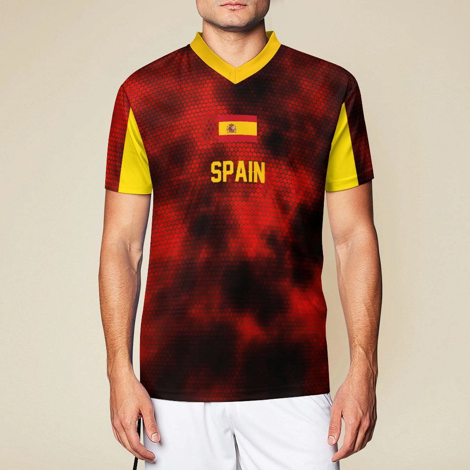 NenntBriy - Football Clothes Spain Flag - Customized with photo&text