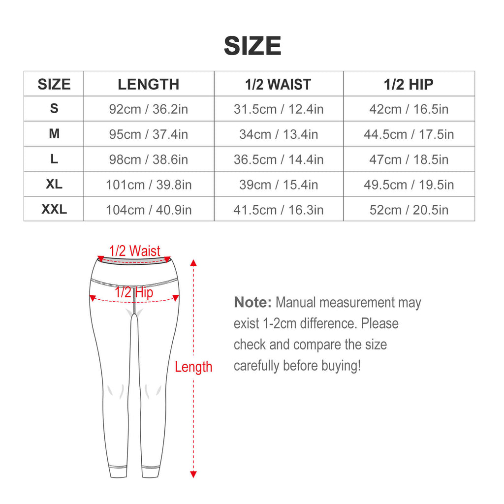 NenntBriy - Yoga Pants for Women Eighties Memphis Pattern Design - Customized with photo&text