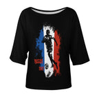 NenntBriy - Mid Sleeve Straight Neck T-shirt QATAR 2022 FRACE - Customized with photo&text