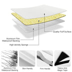 NenntBriy - Round Outdoor Picnic Mat Squint Bear - Customized with photo&text