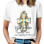 NenntBriy - Full Print T-shirt Tribe Geometry Cross Graphic - Customized with photo&text