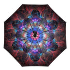 NenntBriy - 3 Fold Auto Umbrella 8K fully automatic umbrella (printed inside and black vinyl outside) - Customized with photo&text