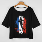 NenntBriy - Mid Sleeve Straight Neck T-shirt QATAR 2022 FRACE - Customized with photo&text