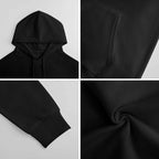 NenntBriy - Pure Cotton Hooded Sweater Vintage clip art from the 1980s - Customized with Photo&Text