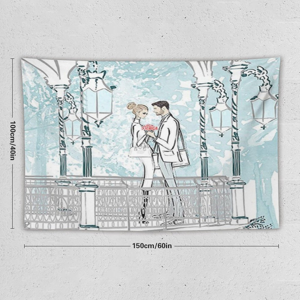 NenntBriy - Tapestries Plush fabric throw pillow covers with single-sided printing (set of 4) - Customized with photo&text