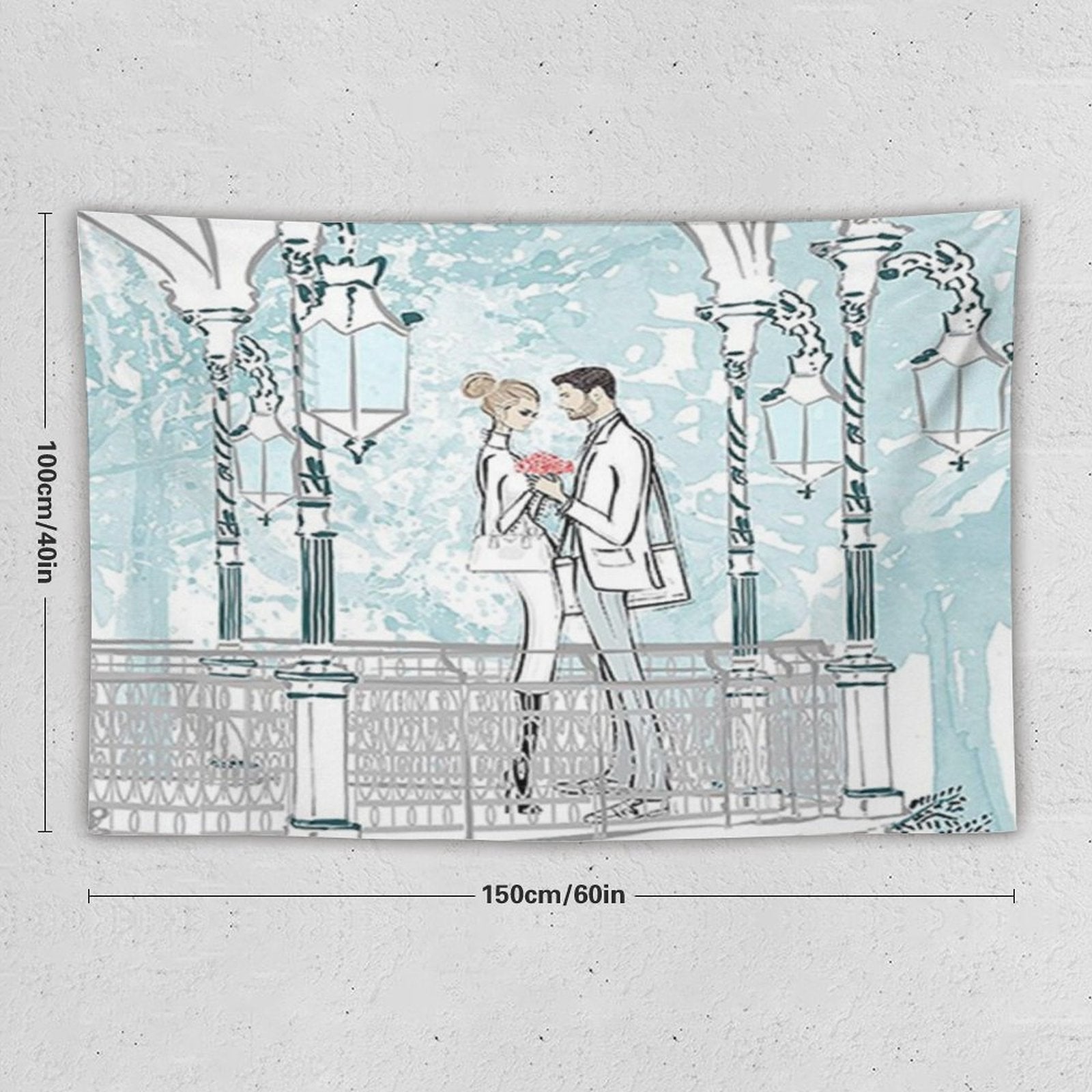 NenntBriy - Tapestries Plush fabric throw pillow covers with single-sided printing (set of 4) - Customized with photo&text