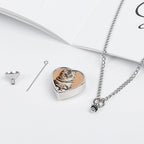 NenntBriy - Pet Urn Necklace Cat, Squat, Pet - Customized with photo&text
