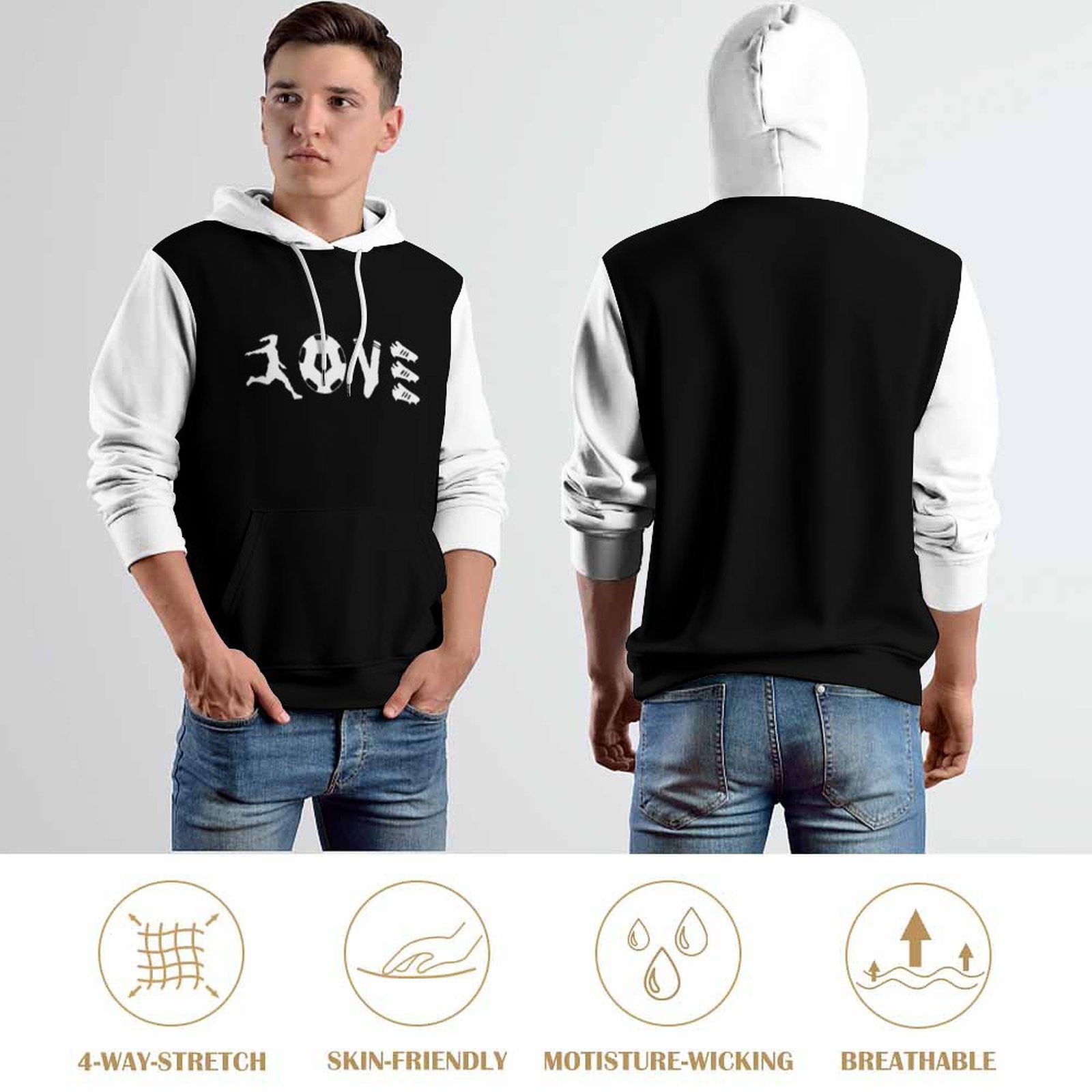 NenntBriy - Double Hat Sweater Soccer Girl - Customized with photo&text