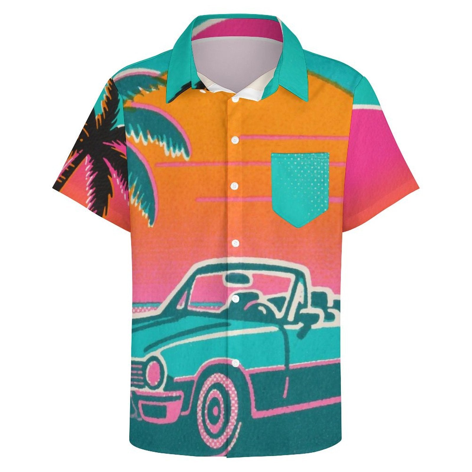 NenntBriy - A Short Sleeved Shirt Vintage clip art from the 1980s - Customized with Photo&Text