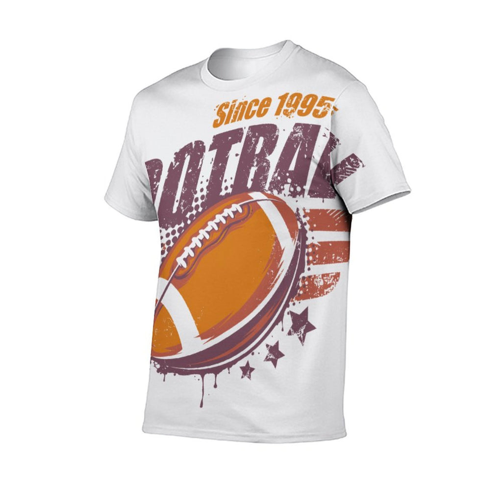 NenntBriy - Men's Short Sleeve T-Shirt Football - Customized with photo&text