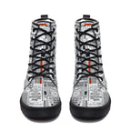 NenntBriy - Adult Full-print Boots for Men And Women Newspaper - Customized with photo&text