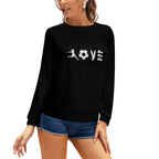 NenntBriy - Raglan Round Neck Sweater Soccer Girl - Customized with photo&text