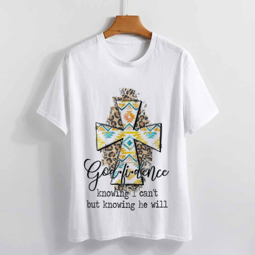 NenntBriy - Full Print T-shirt Tribe Geometry Cross Graphic - Customized with photo&text