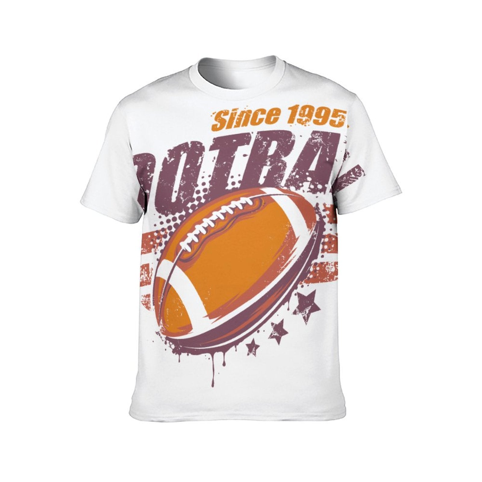 NenntBriy - Men's Short Sleeve T-Shirt Football - Customized with photo&text