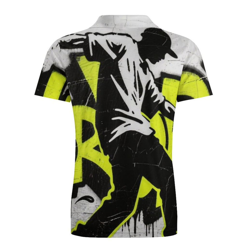 NenntBriy - Polo Shirt Hip-hop punk style artwork - Customized with Photo&Text