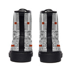 NenntBriy - Adult Full-print Boots for Men And Women Newspaper - Customized with photo&text