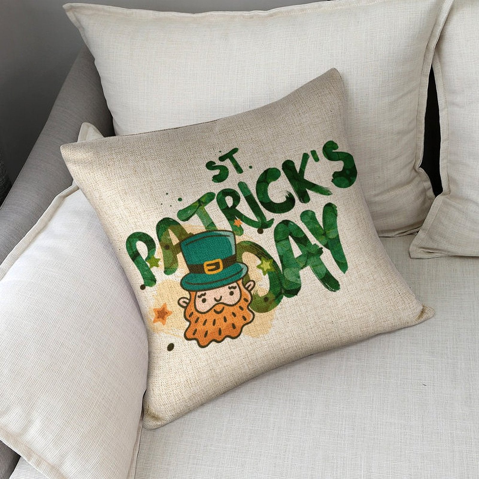 NenntBriy - Custom Linen Pillow Case St - Customized with photo&text