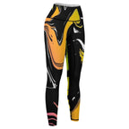 NenntBriy - Yoga Pants for Women Flowing Sci-fi Liquid Dazzle - Customized with photo&text