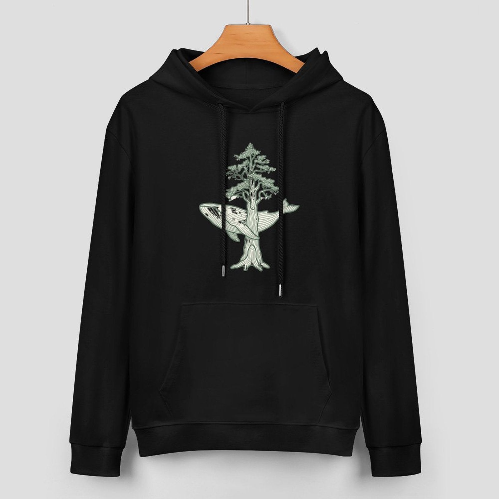 NenntBriy - Pure Cotton Hooded Sweater Vintage clip art from the 1980s - Customized with Photo&Text