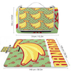 NenntBriy - Square Picnic Mat A Banana A T-shirt - Customized with photo&text