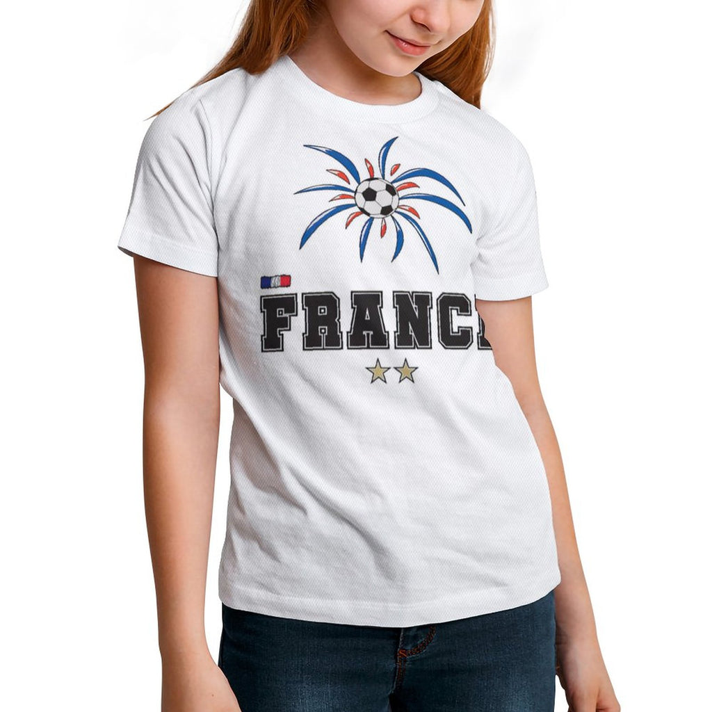NenntBriy - Children's T-shirt France Soccer  - Customized with photo&text