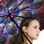 NenntBriy - 3 Fold Auto Umbrella 8K fully automatic umbrella (printed inside and black vinyl outside) - Customized with photo&text