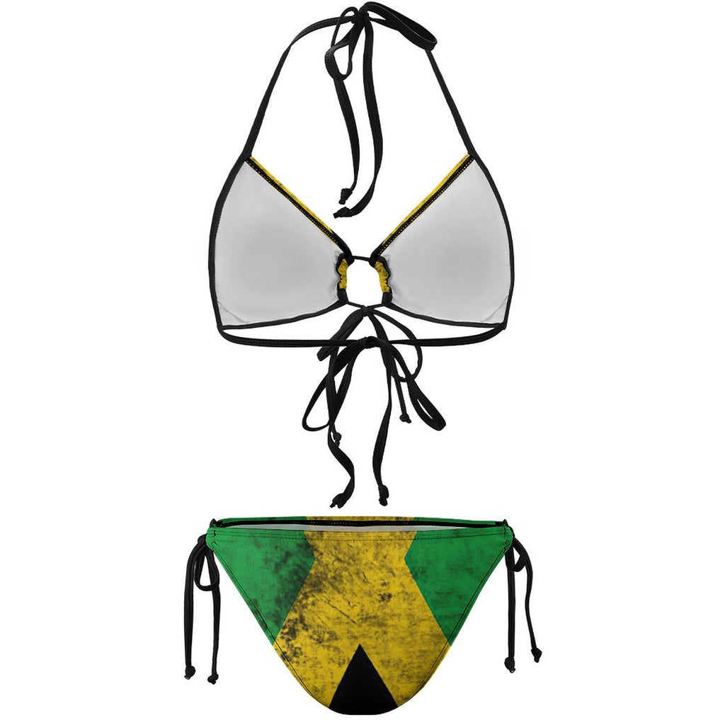 NenntBriy - Bikini Jamaica Flag - Customized with photo&text