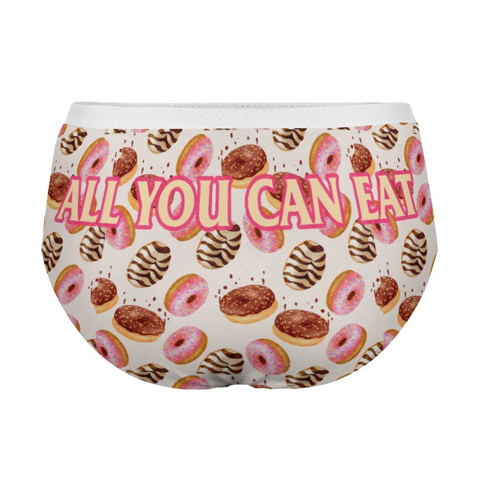 NenntBriy - Women's Lace Underwear Food Doughnut Pattern - Customized with photo&text