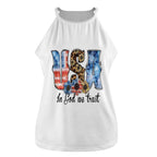 NenntBriy - Round Neck Vest The American Flag - Customized with photo&text