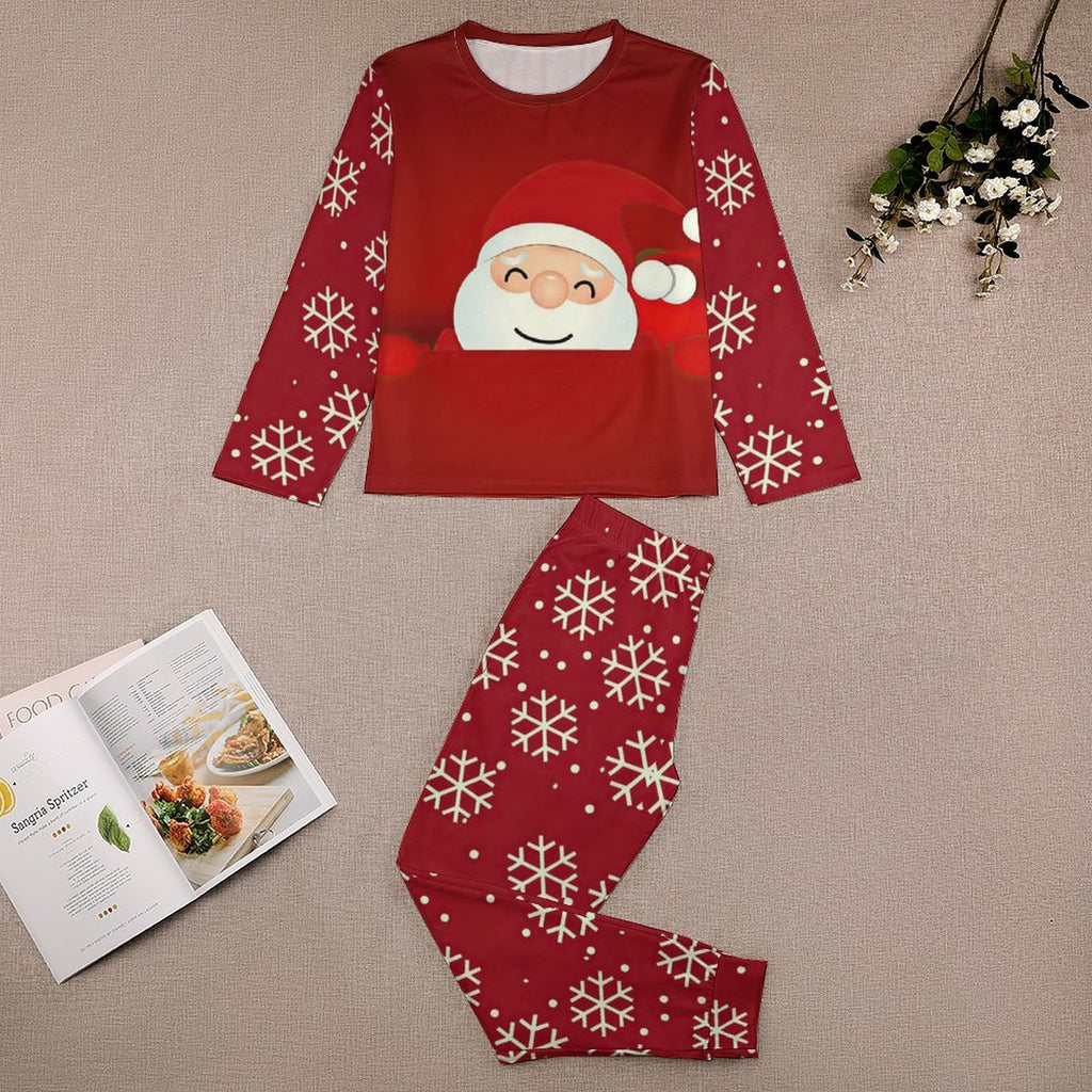 NenntBriy - Children's Pajama Suit Christmas Snow  - Customized with photo&text