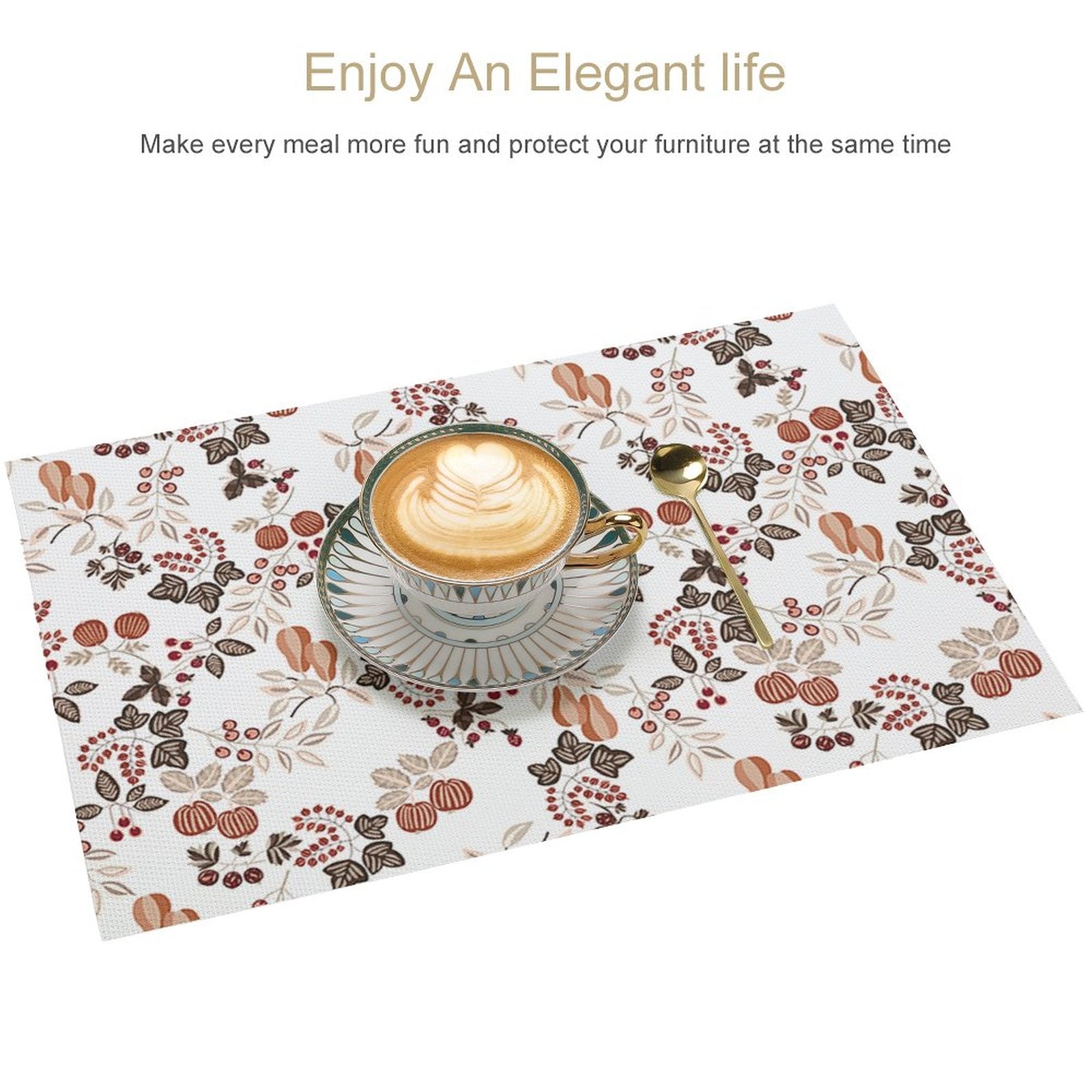 NenntBriy - PVC Table Mats 82PVC  - Customized with photo&text