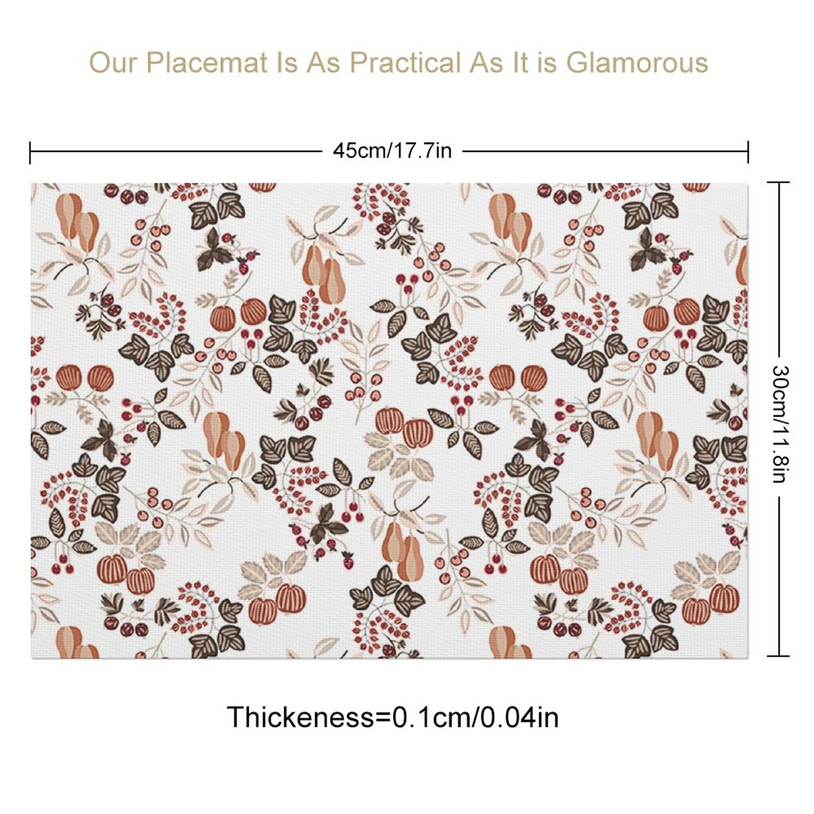 NenntBriy - PVC Table Mats 82PVC  - Customized with photo&text